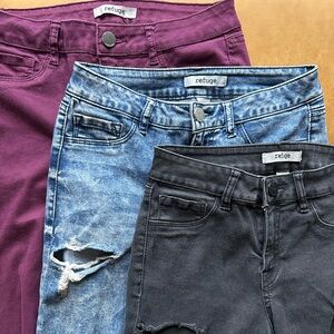 3 Pairs Refuge Jeans - Size 2